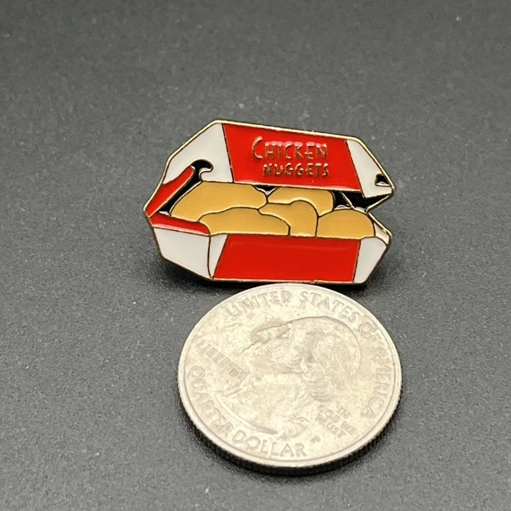 Chicken Nuggets Fast Food Lapel Hat Pin‎